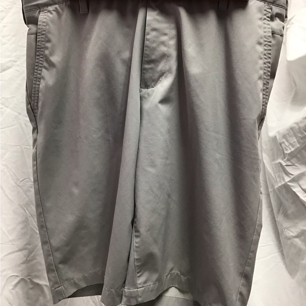 Adidas Gray Flat Front Performance Shorts